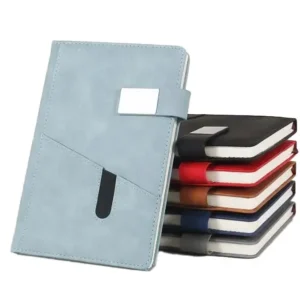 BLOC NOTE EN TISSU AVEC POCHE